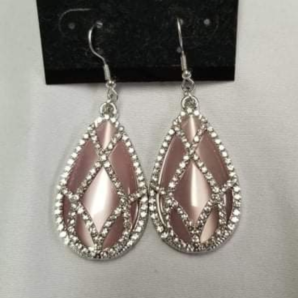 Crawling With Couture Pink Earring - Picture 7 of 7